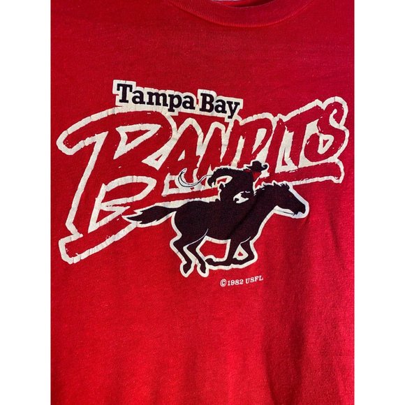 Vintage USFL Tampa Bay Bandits Shirt 1982 Football - Picture 2 of 4